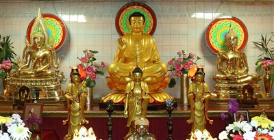 Dans un des temples