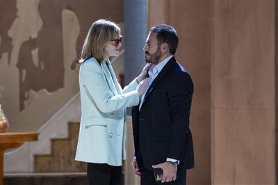 Photo 1 de Biographie : un jeu | avec Isabelle Carré et José Garcia