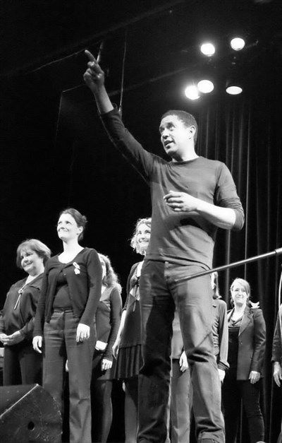 Atelier au théâtre de la gaité en 2014