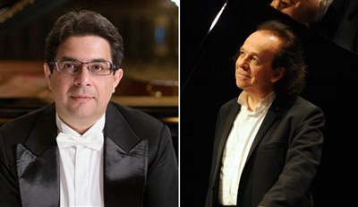 Photo 1 de Concert d'ouverture de l'Académie de Piano Liszt 2027 : Cyprien Katsaris et Gábor Farkas