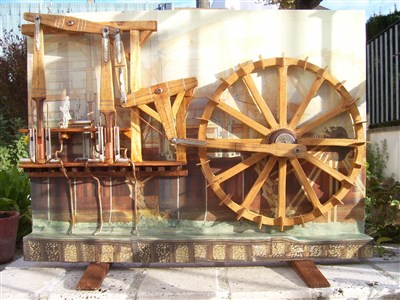 Maquette de la machine de Marly