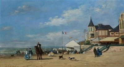 Photo 2 de Visite guidée : Exposition Eugène Boudin, le père de l'impressionnisme : une collection particulière | par Pierre-Yves Jaslet
