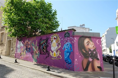 Photo 2 de Visite guidée : Paris Street Art à la Butte-aux-Cailles