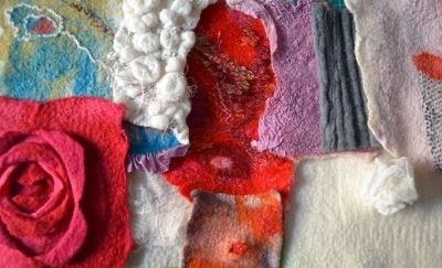 atelier textures en laine feutrée