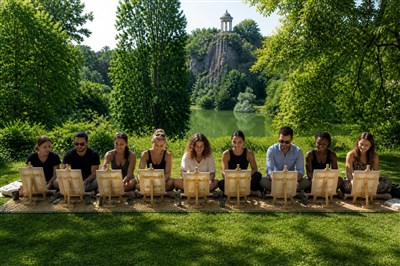 Photo 2 de Atelier Peinture Buttes Chaumont