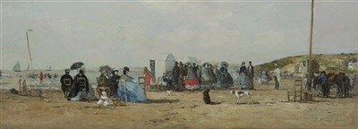 Photo 1 de Visite guidée : Exposition Eugène Boudin, le père de l'impressionnisme : une collection particulière | par Pierre-Yves Jaslet
