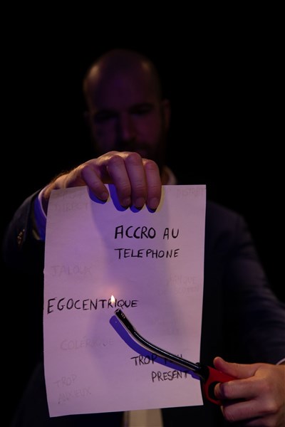 Vertiges de l'Amour Defauts Spectacle Magie Participatif