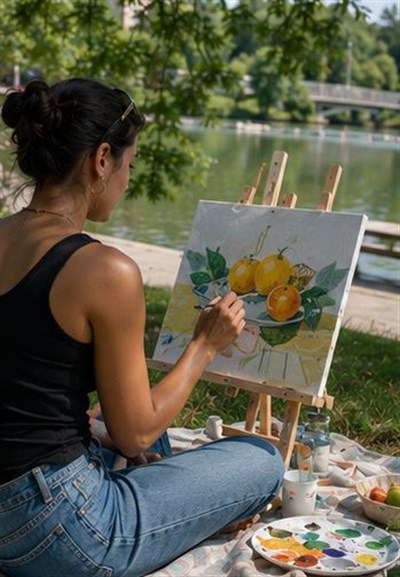 Photo 1 de Atelier Peinture Buttes Chaumont