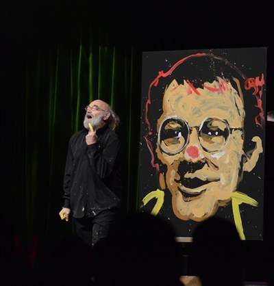 Le peintre Jean Pierre Blanchard (Plus grand cabaret du monde)