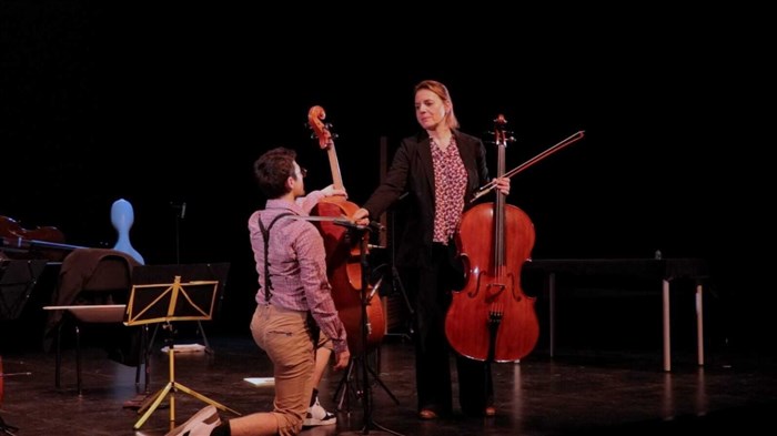 Photo de La leçon de violoncelle