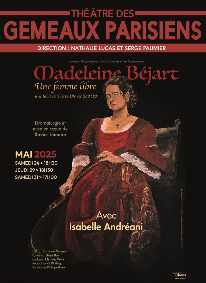 Photo de Madeleine Béjart, une femme libre