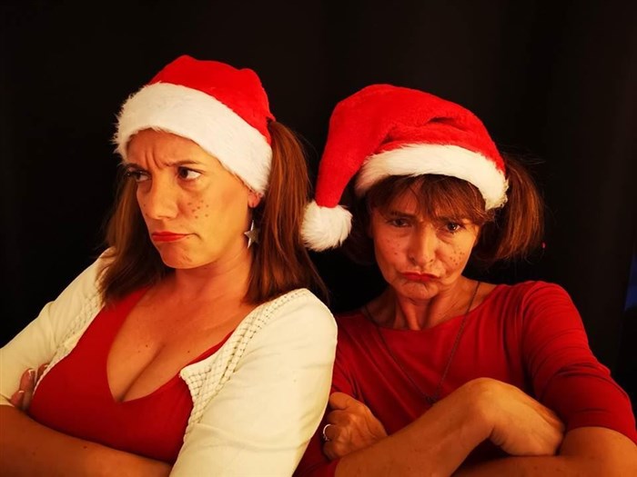 Photo de Noël sens dessus dessous