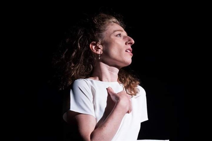 Photo de Frédérique Voruz dans Lalalangue - Prenez et mangez-en tous