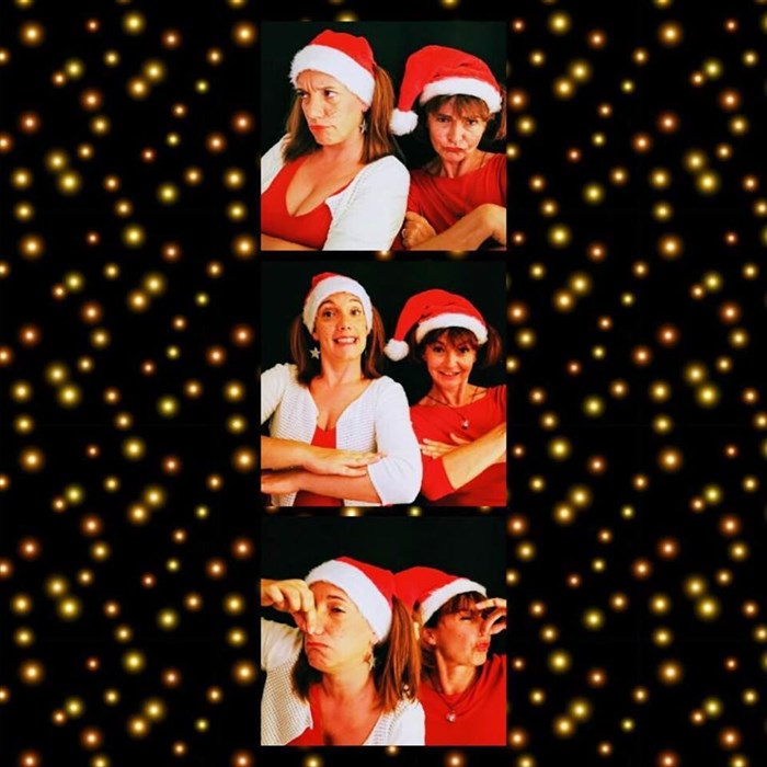 Photo de Noël sens dessus dessous