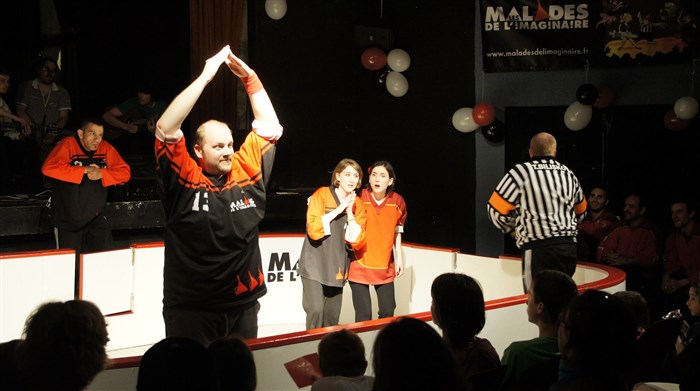Photo de Match d'Impro : Les Malades de l'Imaginaire savent recevoir !