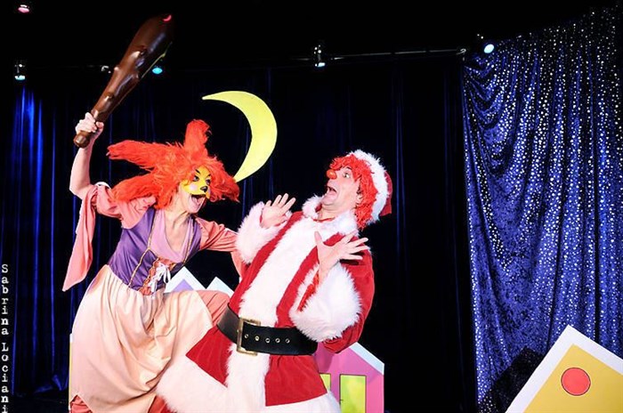 Photo de Gabilolo et la hotte du Père Noël