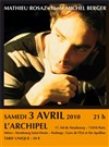 Mathieu Rosaz chante Michel Berger - L'Archipel - Salle 1 - bleue