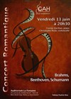Concert Romantique - Violoncelle et piano - Auditorium du Lycée la Fontaine
