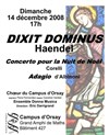 Dixit Dominus - Grand amphithéâtre Henri Cartan du Campus d'Orsay