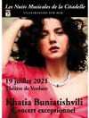 Nuits musicales de la Citadelle : Khatia Buniatishvili - Citadelle de Villefranche sur Mer