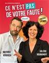 Valérie Roumanoff et Mathieu Vervisch dans Ce n'est pas de votre faute - Marelle des Teinturiers