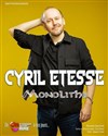 Cyril Etesse dans Monolithe - La Comédie de Limoges