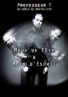 Professeur T dans Maux de têtes et mots d'esprits - Théâtre du Chemin Vert