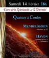 Quatuors Cordes : Mendelssohn - Haydn - Église St Philippe du Roule