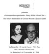 Affiche de Correspondance passionnée : Henry Miller et Anaïs Nin