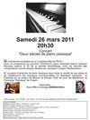 Deux siècles de piano classique - Complexe Marcel Paul