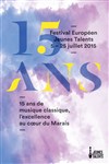 Selim Mazari, piano - Festival Européen Jeunes Talents 2015 - Cour de Guise - Archives nationales