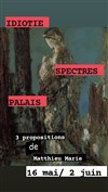 Idiotie - spectres - palais - Théâtre de l'Epée de Bois - Cartoucherie