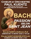 Passion selon Saint-Jean de Bach - Eglise Saint-Louis-en-l'Île