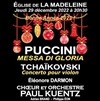 Orchestre Paul Kuentz : Puccini Missa di Gloria / Tchaikovski Concerto pour violon - Eglise de la Madeleine