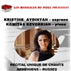 Récital unique de Chants arméniens et russes - Théâtre Pixel