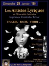 Récital d'artistes lyriques : Sopranos, Contralto, Ténor - Eglise Sainte Marie des Batignolles