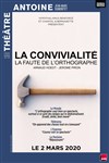 La convivialité - Théâtre Antoine