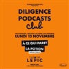 Diligence Podcast Club : Thème Nova Stories - Théâtre Lepic