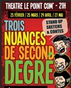 Trois nuances de second degré - Le Point Comédie