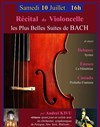 Récital de Violoncelle : les Plus Belles Suites de Bach - Eglise Sainte Marie des Batignolles