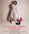 La Grande Sophie : Tous les jours, Suzanne - Théâtre des Mathurins - grande salle