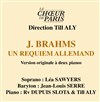 J. Brahms : Un requiem allemand - Eglise Saint Germain l'Auxerrois