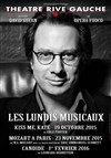 Les Lundis musicaux : David Stern et Opéra Fuoco - Théâtre Rive Gauche