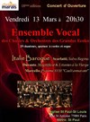 L'ensemble vocal des choeurs & orchestres des grandes ecoles - Eglise Saint Paul - Saint Louis