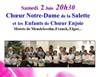 Choeur de la Salette & Enfants de Choeur Enjoie - Eglise Notre Dame de la Salette
