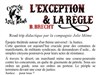 L'Exception et la règle - La Belle Etoile