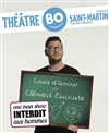 Clément Lanoue dans Cours d'amour de Clément l'incruste - Théâtre BO Saint Martin
