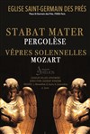 Stabat Mater de Pergolèse & Les Vêpres Solennelles d'un confesseur de Mozart - Eglise Saint Germain des Prés