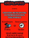 Rencontre d'improvisation théâtrale Kremlimpro vs Québec Semi-Lustrée - Espace André Maigné