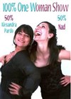 Alexandra Pardo et Nad dans 100% One Woman Show - Théâtre Popul'air du Reinitas